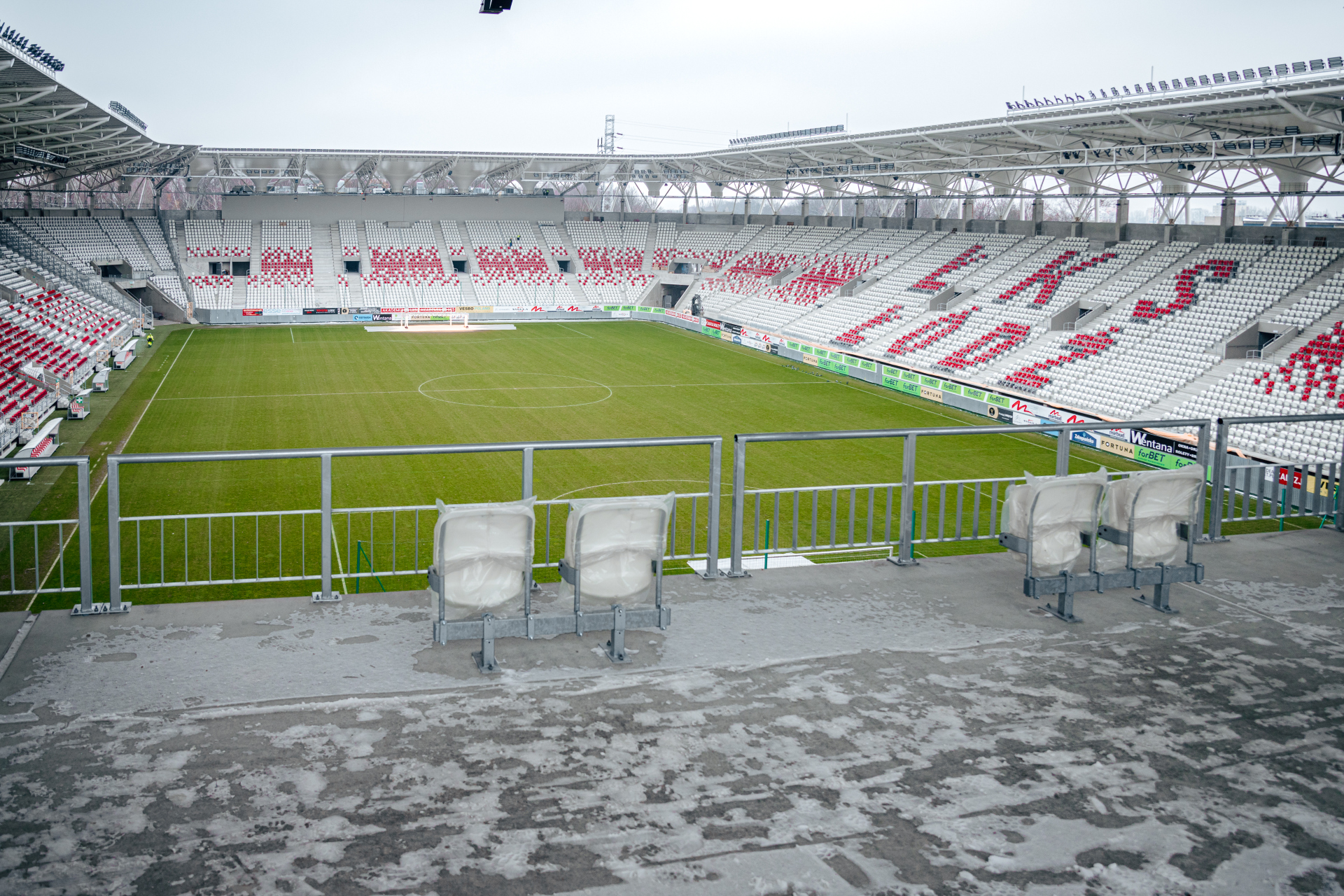 Stadion ŁKS-u: w przyszłym miesiącu pojawią się telebimy