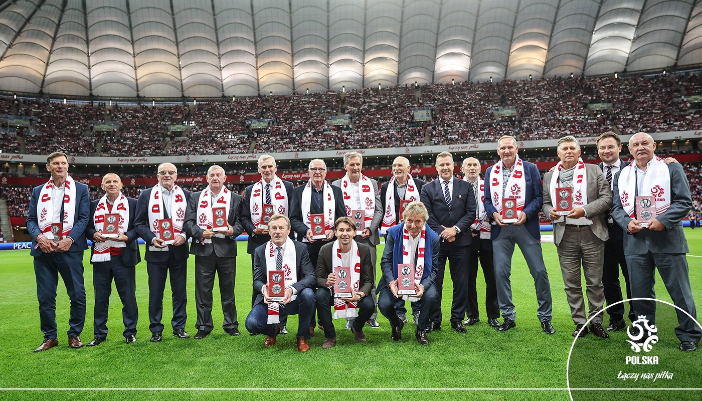 Gwiazdy ŁKS-u i Widzewa oklaskiwane na Stadionie Narodowym