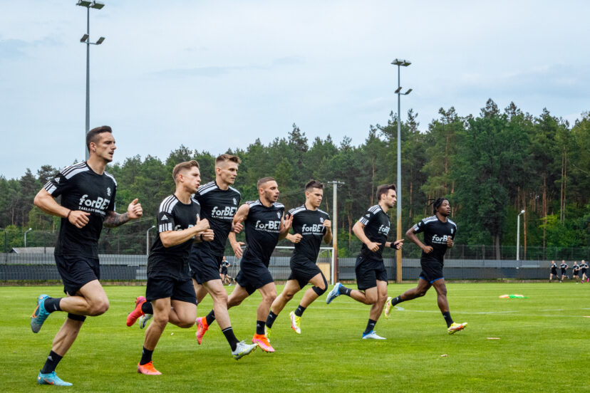 Zgrupowanie ŁKS-u w Woli Chorzelowskiej 2022 / fot. Bartosz Król ŁKS Łódź