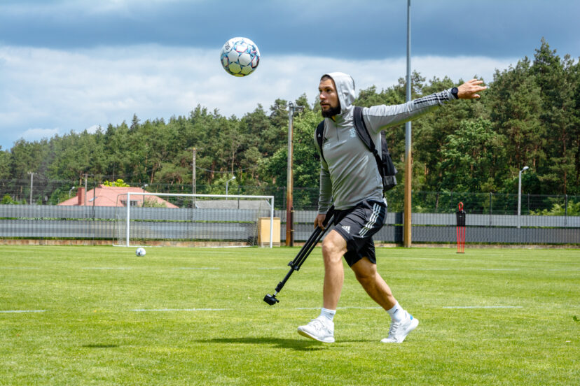 Zgrupowanie ŁKS-u w Woli Chorzelowskiej 2022 / fot. Bartosz Król ŁKS Łódź