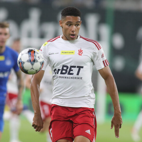 LODZ. 19.08.2022
PILKA NOZNA. FORTUNA I LIGA.
LKS LODZ - RUCH CHORZOW
N//Z ELSON BALONGO
FOT. MARIAN ZUBRZYCKI