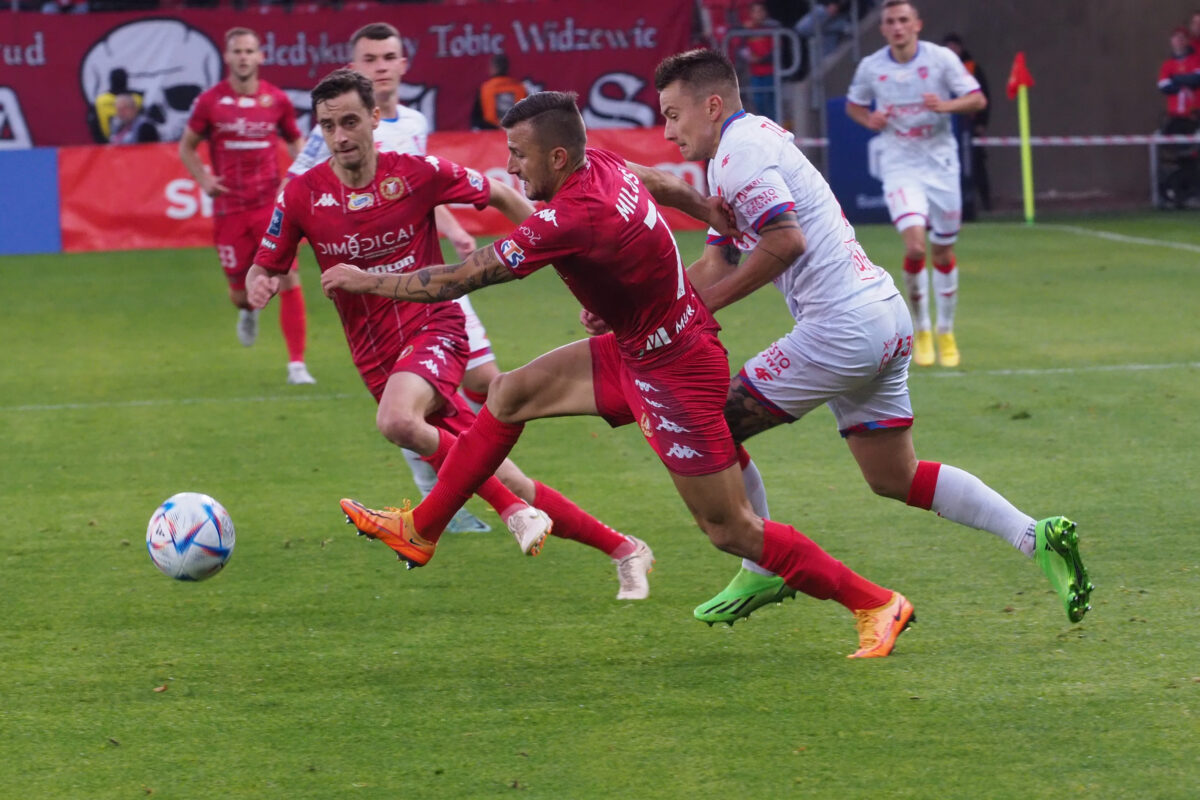 Widzew Łódź- Raków 0:0 / 02.10.2022 / fot. Łódzki Sport