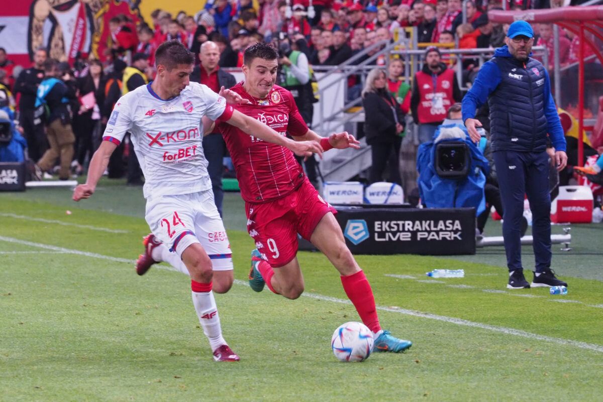 Widzew Łódź- Raków 0:0 / 02.10.2022 / fot. Łódzki Sport