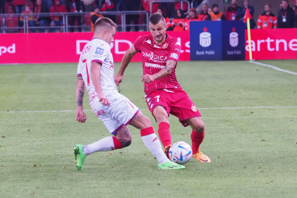 Widzew Łódź- Raków 0:0 / 02.10.2022 / fot. Łódzki Sport