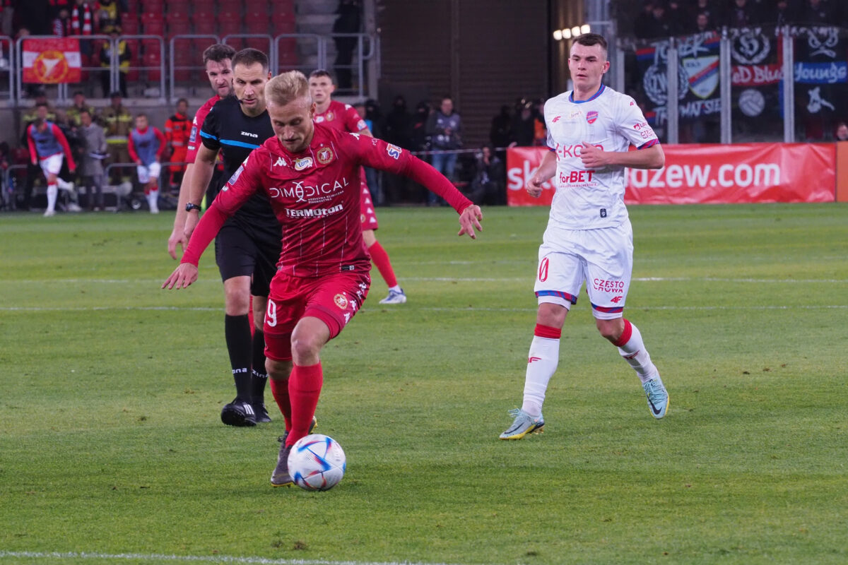 Widzew Łódź- Raków 0:0 / 02.10.2022 / fot. Łódzki Sport