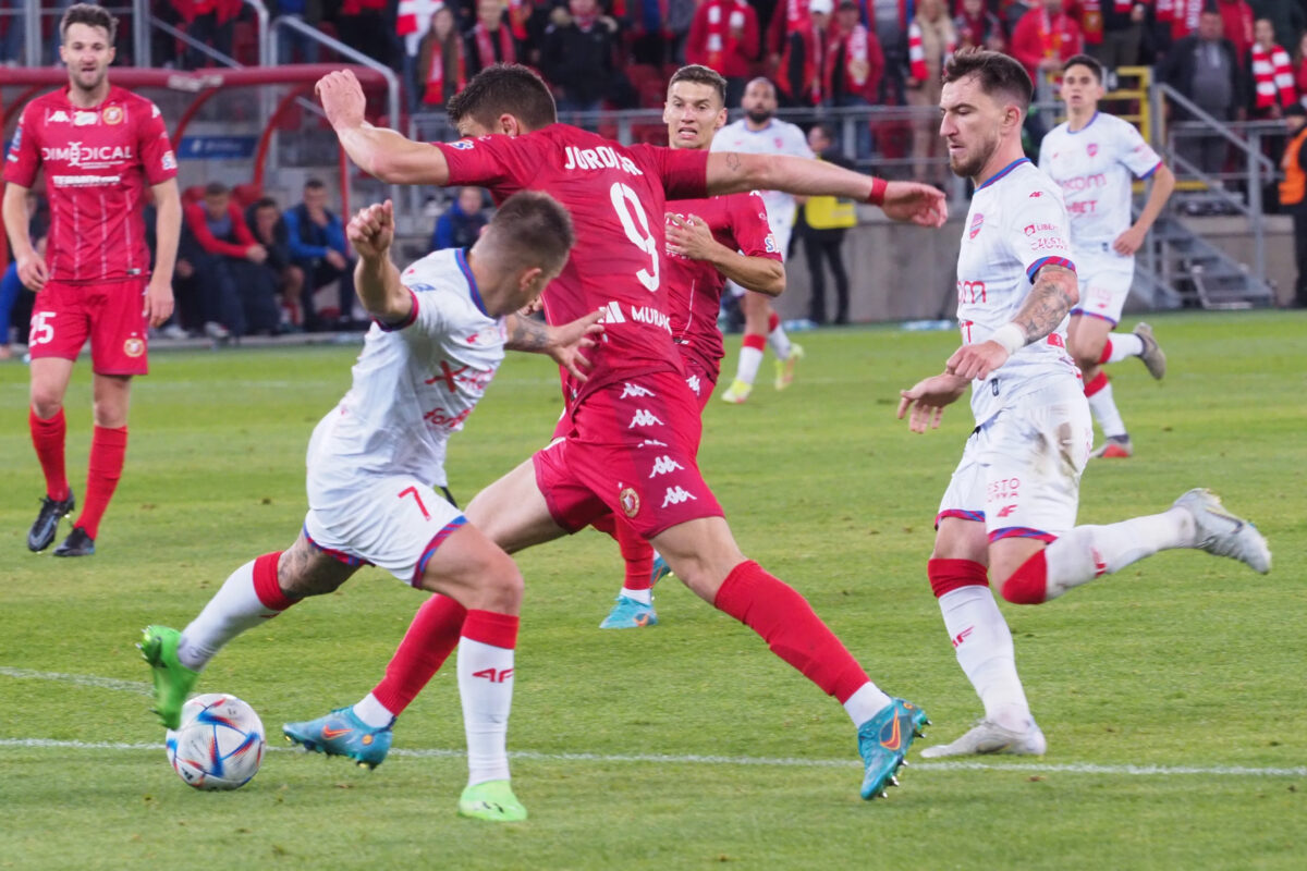 Widzew Łódź- Raków 0:0 / 02.10.2022 / fot. Łódzki Sport