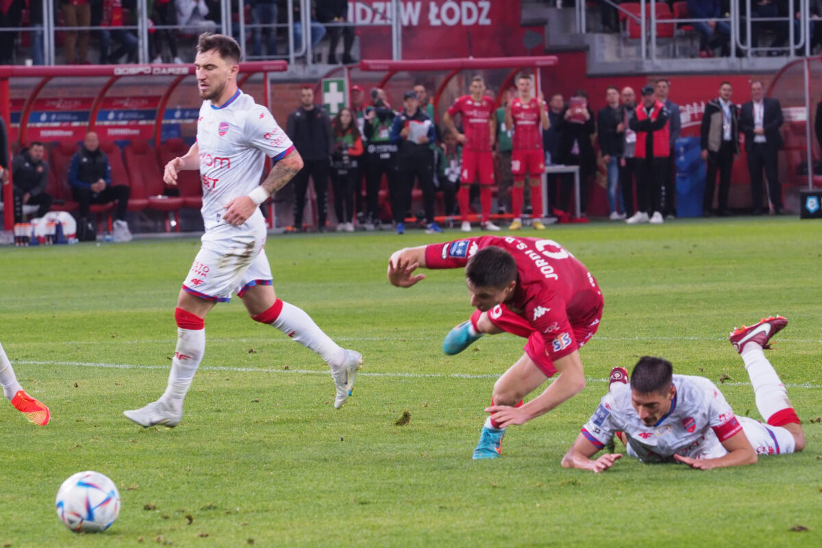 Widzew Łódź- Raków 0:0 / 02.10.2022 / fot. Łódzki Sport