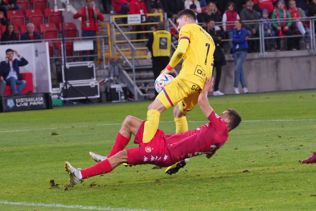 Widzew Łódź- Raków 0:0 / 02.10.2022 / fot. Łódzki Sport