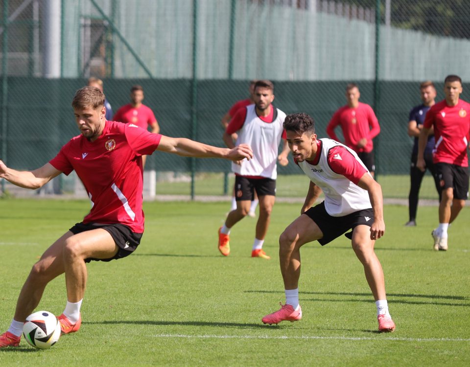 Piłkarze Widzewa szykują się do meczów z Elaną Toruń i Lechią Gdańsk