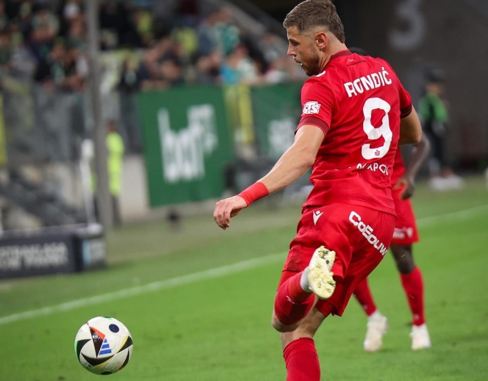 Imad Rondić strzelił gola dla Widzewa w meczu z Lechią Gdańsk