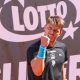 Filip Duda z PTP Łódź w meczu tenisowej LOTTO SuperLIGI (FOT. ANNA KLEPACZKO/FOTOPYK)