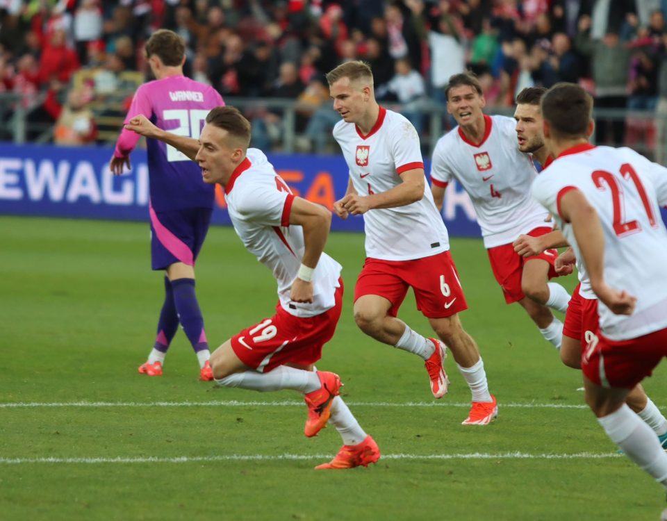 Reprezentacja Polski zremisowała z Niemcami na stadionie Widzewa w Łodzi