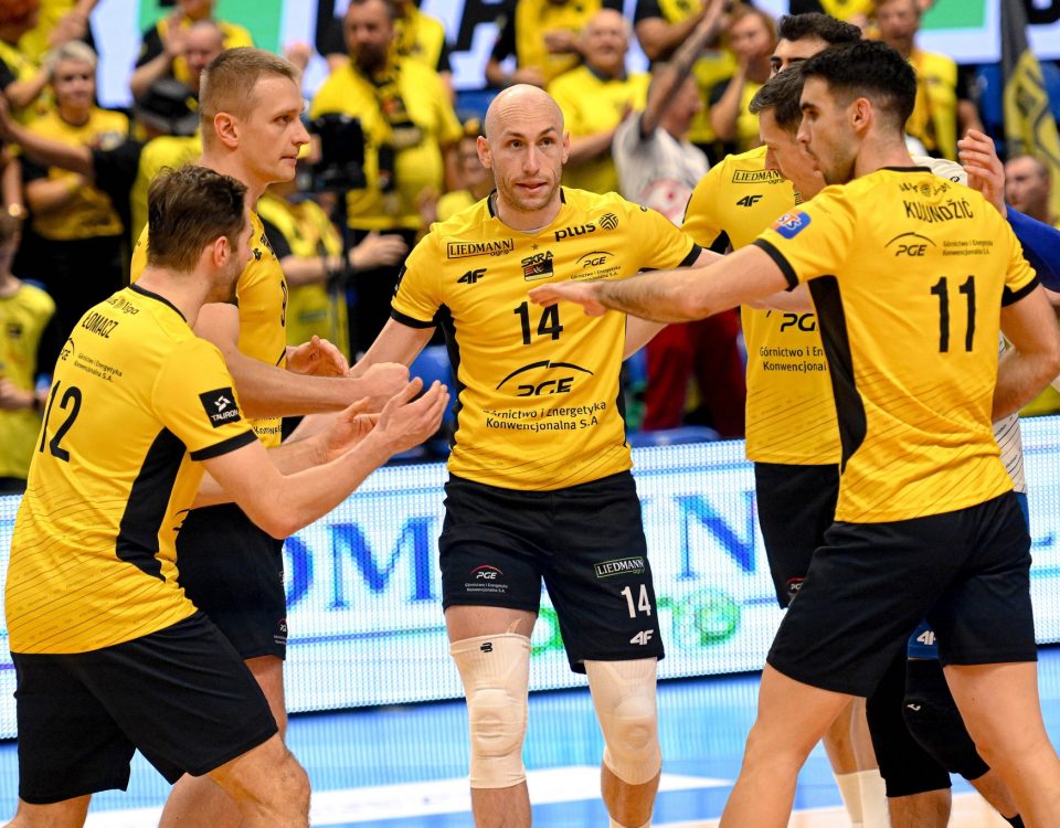 PGE GiEK Skra Bełchatów gra ze Ślepskiem Malow Suwałki