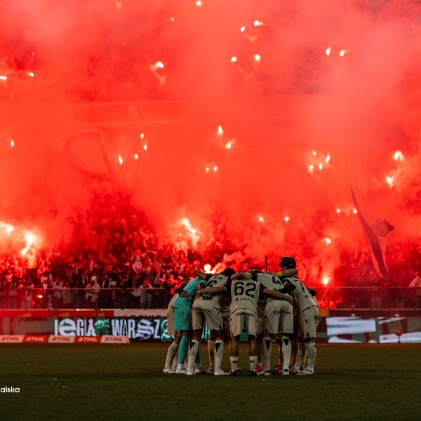 Legia Warszawa - Widzew Łódź, race kibiców Legii/fot. Martyna Kowalska, widzew.com