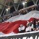 Kibice ŁKS-u w trakcie meczu na Stadionie Króla