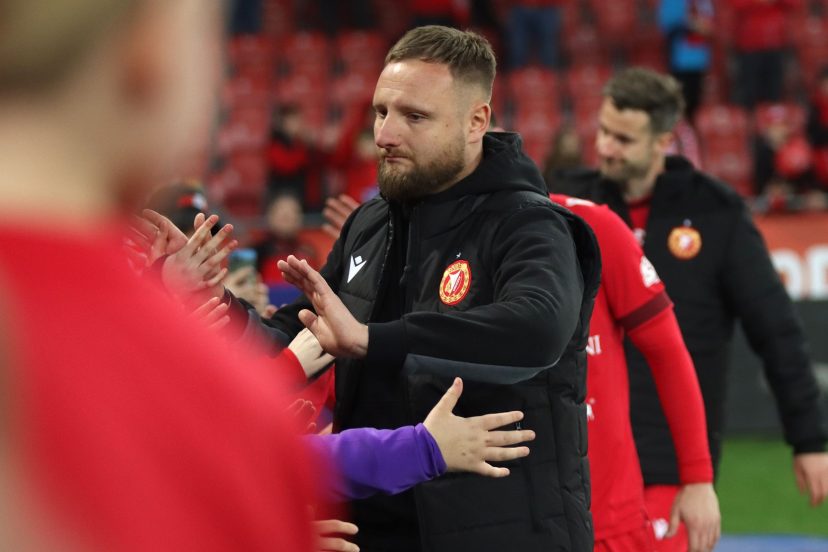 Patryk Czubak, trener Widzewa Łódź/fot. Marek Młynarczyk
