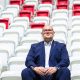 Marcin Janicki wziął udział w pierwszej konferencji prasowej, jako nowy prezes ŁKS-u Łódź.