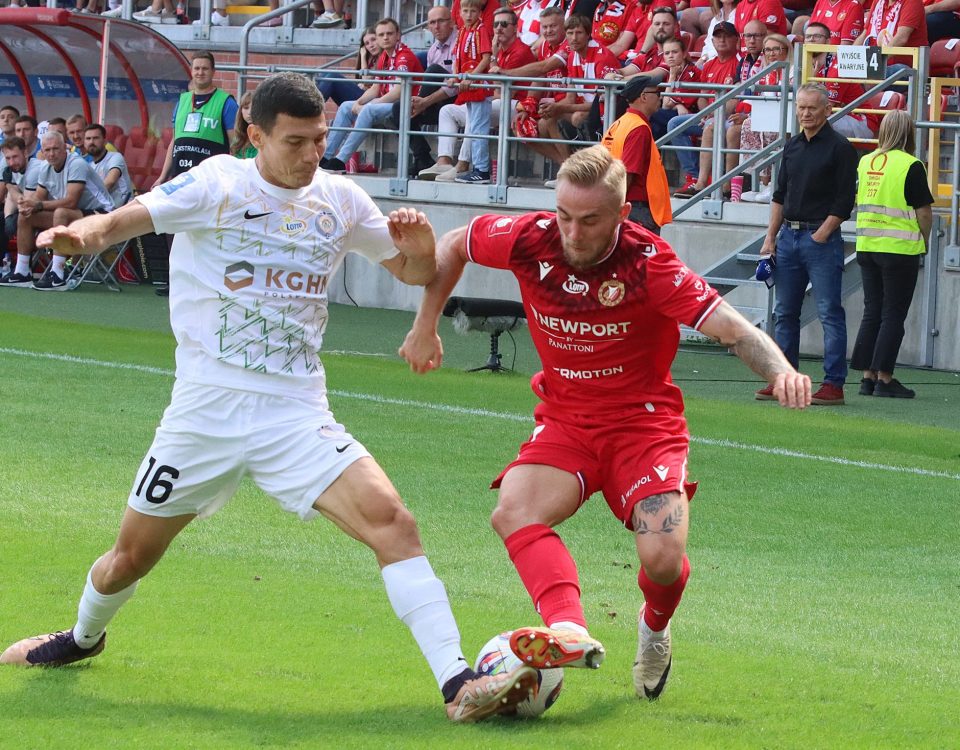 Widzew Łódź - Zagłębie Lubin. Mariusz Fornalczyk