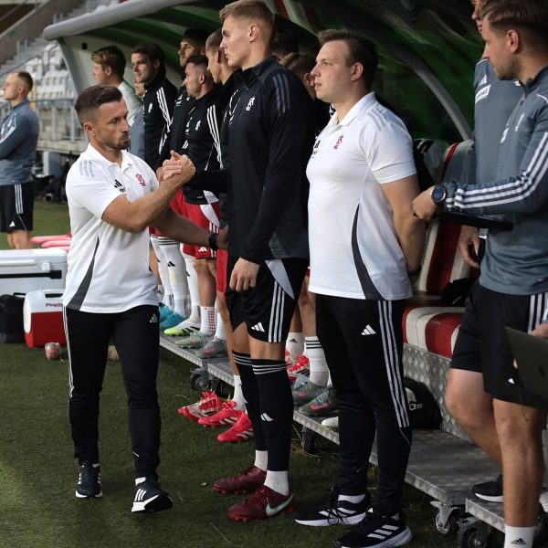 Trener ŁKS-u Łódź nie krył radości po pierwszym wyjazdowym zwycięstwie swojego zespołu w tym sezonie Betclic 1 Ligi.