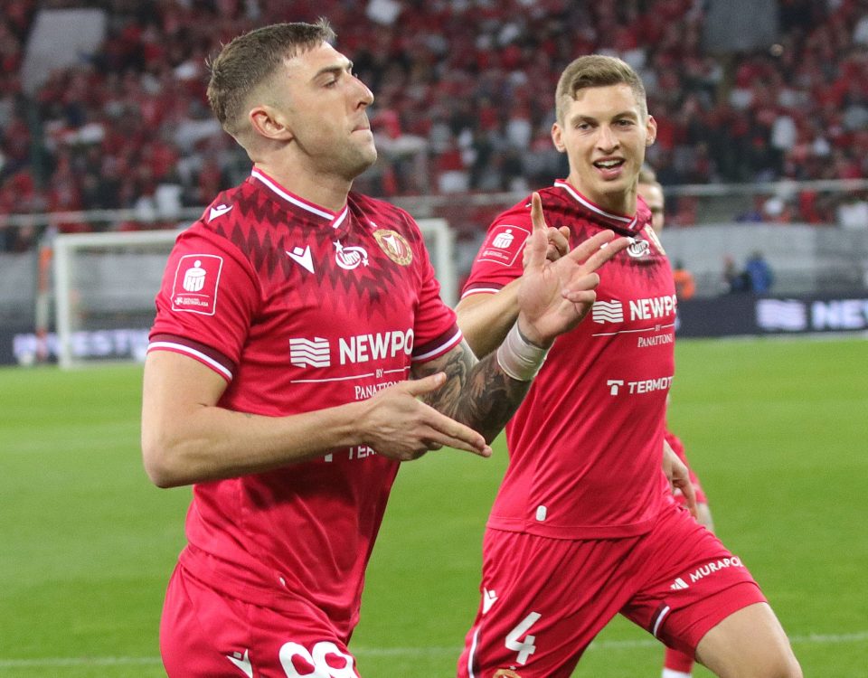 Sebastian Bergier i Mateusz Żyro. Mecz Widzew - Radomiak