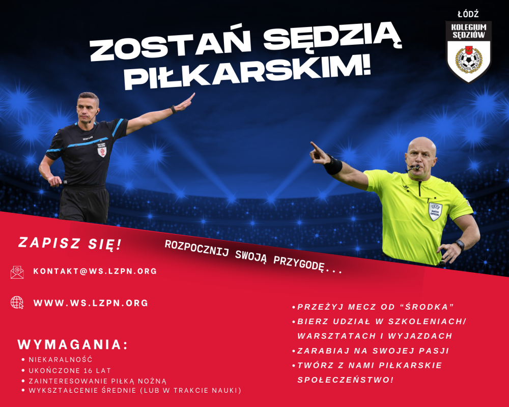 Plakat kursu sędziowskiego 2026